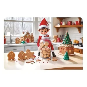 Mantel Individual Duende Bromista Que Come Pasteles