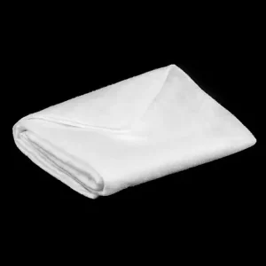 Alfombra de Nieve Blanco Fina 1x1m