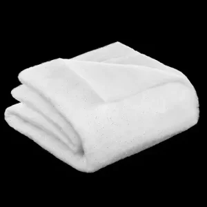 Alfombra de Nieve Blanco Brillante 1x1m