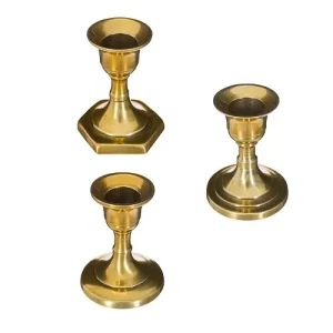 Candelabro Metal Dorado 7.5cm