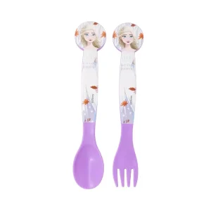 Set 2 Cubiertos PP Frozen Autumn Leaves