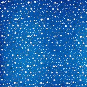 Rollo Papel Cielo Estrella Plata 70x100cm