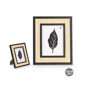 Portafotos Cuerda Negro 13x18cm