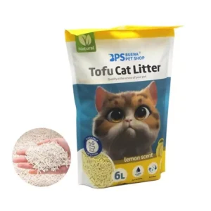 Arena Para Gato de Tofu Vegetal Limón 6L