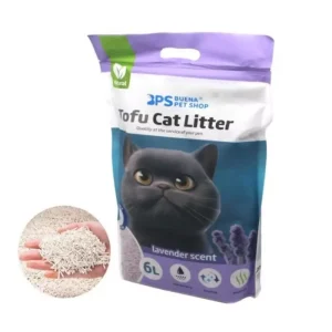 Arena Para Gato de Tofu Vegetal Lavanda 6L