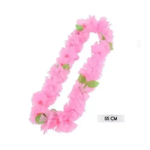 Collar Hawaiana Rosa 55cm