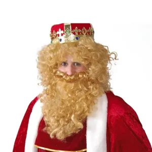 Peluca Con Barba Rey Rubio