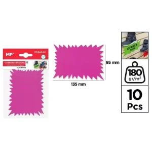 Etiquetas Precio Fluor Rosa