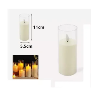 Vela De Cera Eléctrica Tubo 5.5x11cm