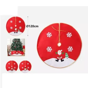 Falda De Árbol De Navidad 120cm