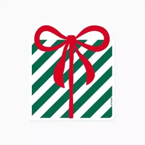 Servilletas 2 Capas Regalo Lazo 40x33cm 20uds