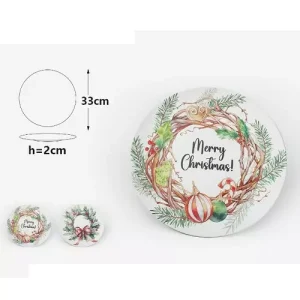 Plato PP Navidad 33cm