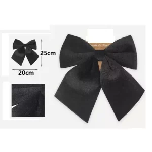 Lazo De Navidad Negro 20x25cm