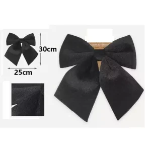 Lazo De Navidad Negro 25x30cm