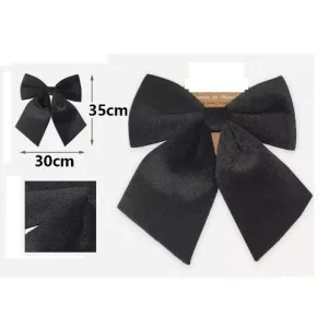 Lazo De Navidad Negro 30x35cm