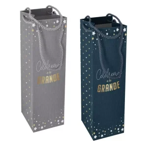 Bolsa Papel Celebración Vino 2M