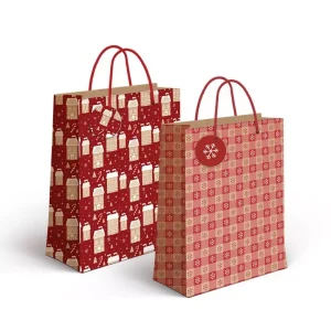 Bolsa Papel Krafft Navidad XL 2M