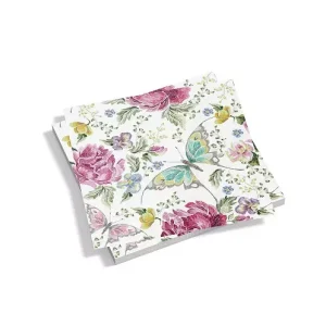 Servilletas Mariposas/Flores 20uds