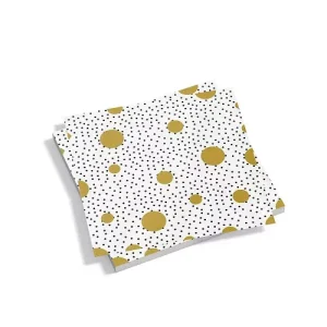 Servilletas Puntos Dorados 20uds