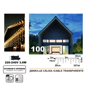 Luces Onda 100L Cálida