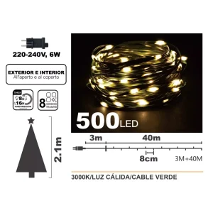 Luces Cuero 500L Cálida