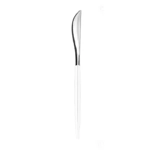Pack 6 Cuchillos Blanco/Plateado 22,3CM