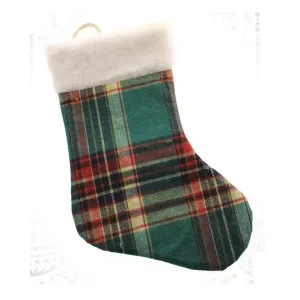 Calcetin Vichy Verde 34.5x23cm