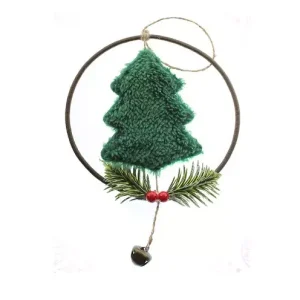 Colgante Arbol Verde Cascabel 15CM