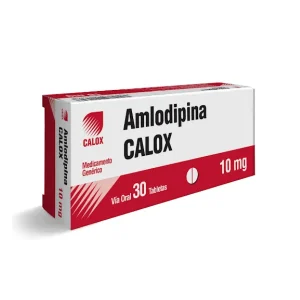 Amlodipina 10mg x 30 Tabletas – Calox
