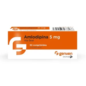 Amlodipina 5mg x 30 Comprimidos – Genven