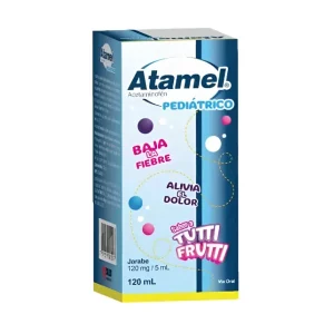 Atamel Jarabe Pediátrico Tutti-Fruti 120Mg/5Ml X 120Ml Calox
