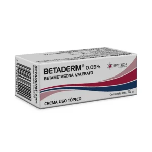 Betaderm Betametasona 0.05% Crema 15gr – Biotech