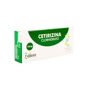 Cetirizina 10Mg X 10 Tabletas  Aless