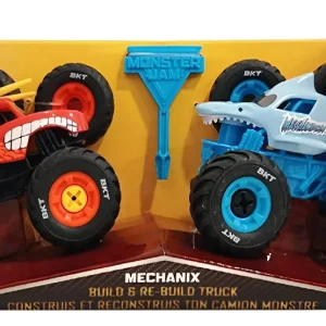Set Monster Jam Megalodón Y Toro Loco 1:43