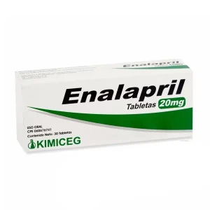 Enalapril 20Mg X 30 Tabletas Kimiceg