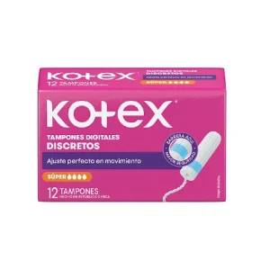 Kotex Tampones Digitales Super X 12 Unidades