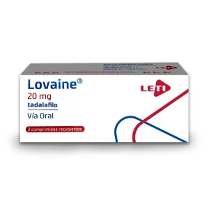 Lovaine Tadalafilo 20Mg X 2 Comprimidos Recubiertos Leti