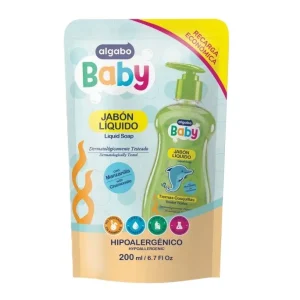 Jabón Líquido Algabo Baby – Tiernas Cosquillas (Recarga Económica) x200ml