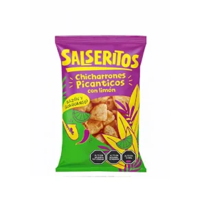 Salseritos Snacks Chicharron Picantes Limon 60Gr.