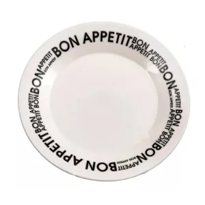 Biona Plato Llano Decorado Bon Apetit 24cm