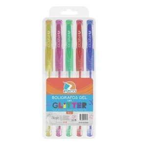 Ezco Lapicera Glitter x5