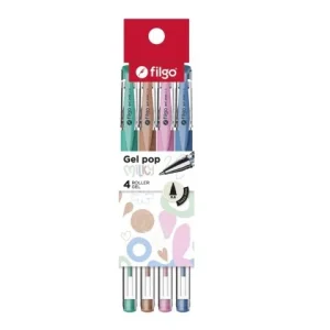 Filgo Bolígrafo Gel Pop x4 Milky