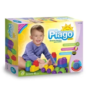 Piago Bloques Blandos de Bebe x20 piezas