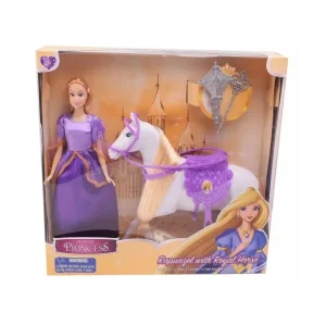 Rapunzel con Caballo Real- Fairytale Princess