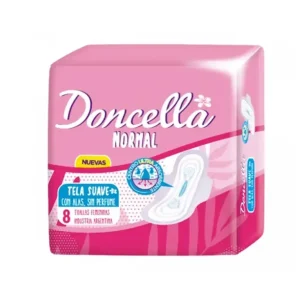 Doncella Toallitas Normal x8 Suave sin Perfume
