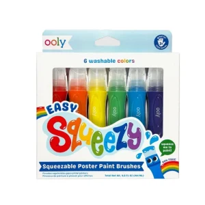 Wero Squeezy Paint Brush- Témperas con punta de Pincel x6