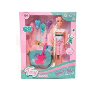 Muñeca Tiny Rockstar con Accesorios